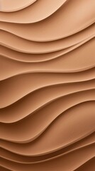 Brown panel wavy seamless texture paper texture background with design wave smooth light pattern on brown background softness soft brownish shade 