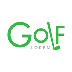 logotype design golf