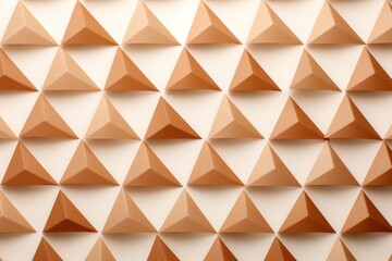 Brown thin barely noticeable triangle background pattern isolated on white background with copy space texture for display products blank copyspace