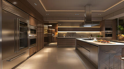 Culinary Innovation: Luxury Kitchen Appliance Showroom with Modern Cabinetry