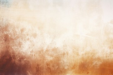 Brown white spray texture color gradient shine bright light and glow rough abstract retro vibe background template grainy noise grungy empty space