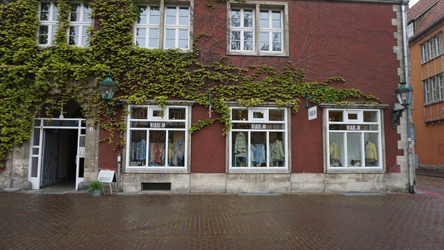 Hannover, Germany - April 17, 2024: Sign of Marie Jo, Belgian company specialising in underclothes, lingerie and swimwear