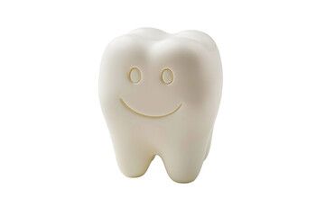 Tooth Shaped Stress Reliever On Transparent Background.