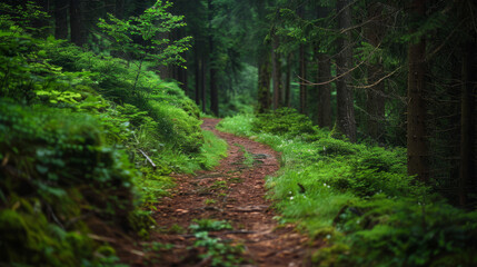 Fototapeta premium Traveling the lonely path