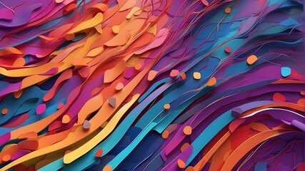 Abstract Wallpaper A Fluid and Vibrant Background with Swirling Colors, Abstract Digital Art High-Resolution Design with Dynamic Patterns for Web Use, Futuristic Wallpaper High-Resolut