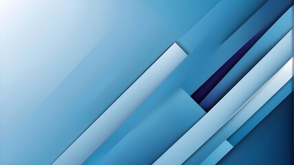 Obraz premium Futuristic Architecture Design Geometric 3D Patterns with Metal and Blue Lines, Interior Wallpaper 3D Lines and Shapes for a Modern Business Concept, Urban Construction Futuristic Building Design 