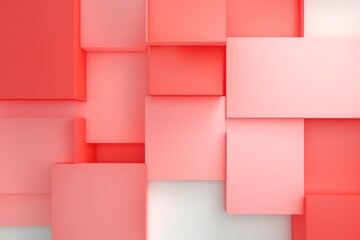 Coral minimalistic geometric abstract background with seamless dynamic square suit for corporate, business, wedding art display products blank 