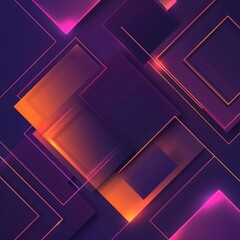 Glowing Squares Background Illustration
