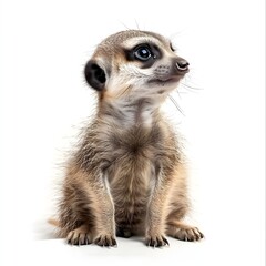meerkat standing on a stick Generative AI