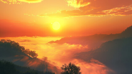A morning sun