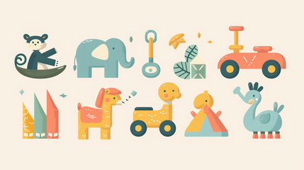 Obraz premium Scandinavian Toys