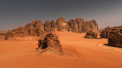 Wadi Rum Desert Landscape in Jordan
