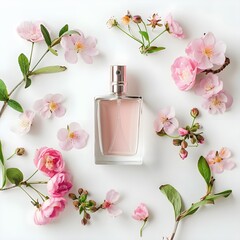 cherry blossom in a bottle Generative AI