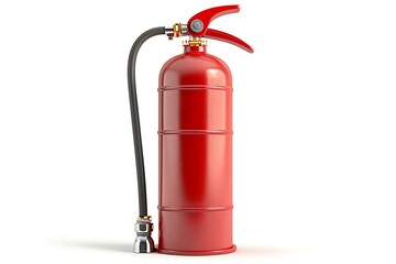 Fire extinguisher isolated on white background