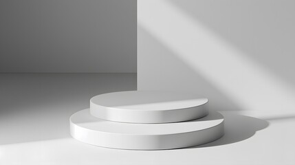 Fototapeta premium 3d product unique platform in minimalistic style