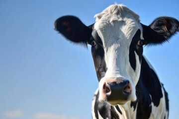 a white and black colour cow
