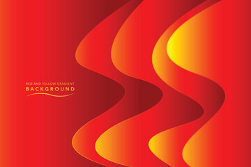 red and orange gradient background wavy and flow shadow design