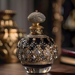 christmas decorations, Luxury good small perfume
