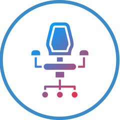 Office Chair Icon Style