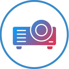 Projector Icon Style
