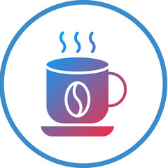 Coffee Cup Icon Style