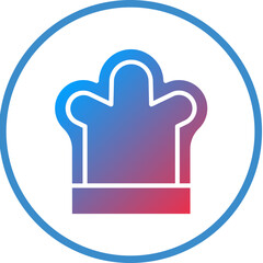 Chef Hat Icon Style