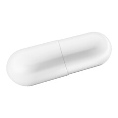 Antibiotic pills isolated on white background. Collection of oval, round and capsule shaped tablets. Medicine and drugs. Realistic 3d Vector illustration