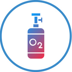 Oxygen Tank Icon Style