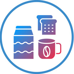 Break Fast Icon Style