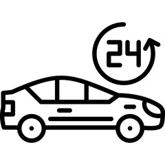 24 Hours Icon