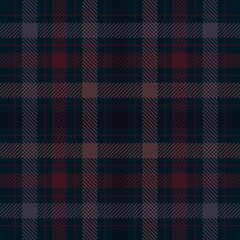  Tartan seamless pattern, brown and dark blue, can be used in fashion design. Bedding, curtains, tablecloths
