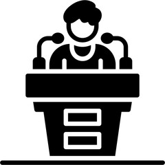 Press Conference Icon