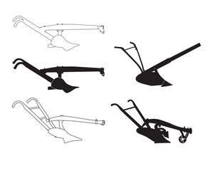 Old Plow svg, Farming Vector, Farmhouse svg File, old plow monogram