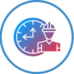 Working Hours Icon Style