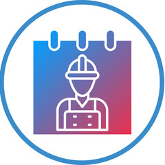 Obraz premium Labour Day Icon Style