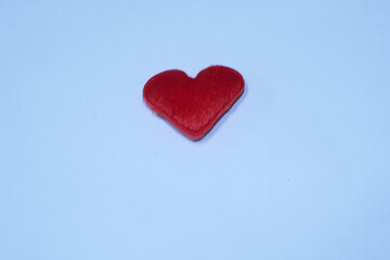 Obraz premium heart on blue background