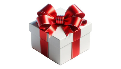 Obraz premium Gift box isolated on white background 