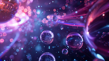 Abstract sphere balls or bubles pastel color beautiful background for cover brochure, flyer, poster, wallpaper, banner web.