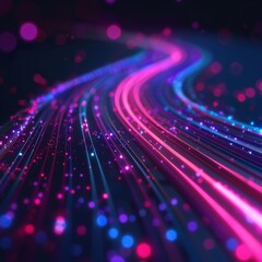 Obraz premium Light trails Background Illustration