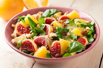 dried fruit salad with orange and figs