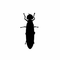 Insect silhouette illustration vector design