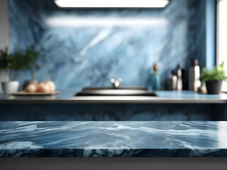 glass of water in the kitchen kitchen, table, interior, restaurant, food, home,Ai generated  - obrazy, fototapety, plakaty