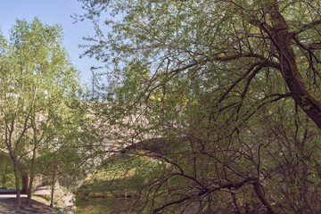 By Akerselva River of Oslo in early May.