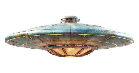 PNG Vintage ufo white background architecture lighting.