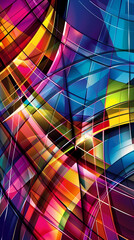Fototapeta premium Colorful glass background ,vector image