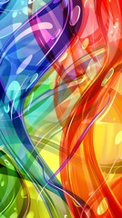 Colorful glass background ,vector image