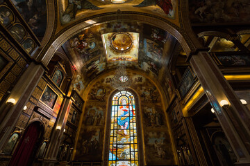 Obraz premium Interior of Coptic Orthodox Church in Sharm El Sheikh