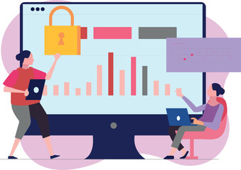 The girls are talking about security.