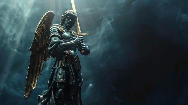 Archangel Michael With Sword Images – Browse 1,490 Stock Photos ...