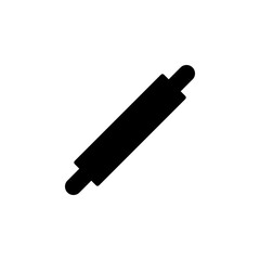 Dough Rolling Pin flat vector icon. Simple solid symbol isolated on white background. Dough Rolling Pin sign design template for web and mobile UI element